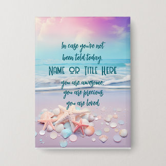 Badge Rappels d'affirmation d'inspiration