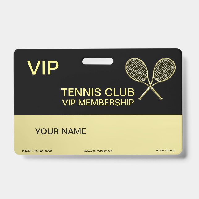 Badge Raquette de tennis (Avant)