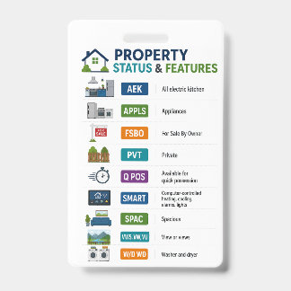 Badge Référence pour l'étudiant en immobilier, termes de