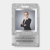 Regard Gris Argent Paillettes Vue Bling Diamant En