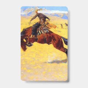 Badge Remington Old West Horse et Cowboy