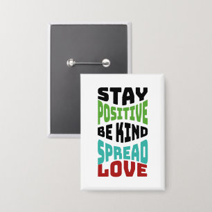 Badge Restez Positif
