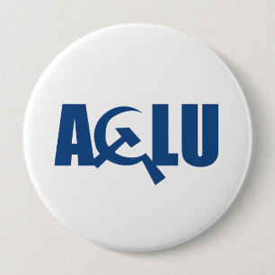 Badge Rond 10 Cm ACLU communiste