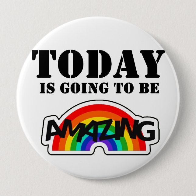 Badge Rond 10 Cm Affirmation d'individu (Devant)