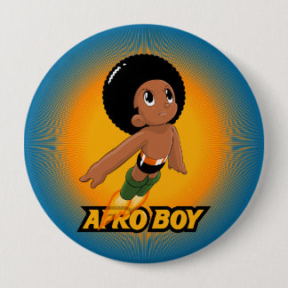 Badge Rond 10 Cm AfroBoy !