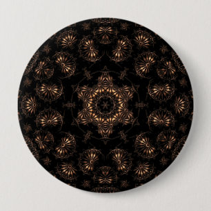 Badge Rond 10 Cm Âge de bronze Mandala