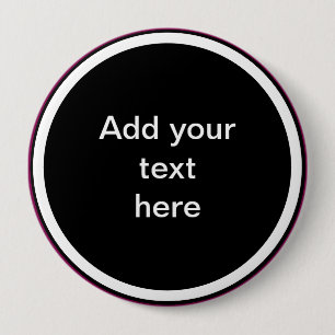 Badge Rond 10 Cm Ajouter votre texte ici - MODÈLE