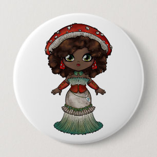 Badge Rond 10 Cm Amanite