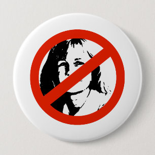 BADGE ROND 10 CM ANTI-CHENEY, LIZ