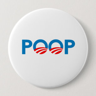 BADGE ROND 10 CM ANTI-OBAMA - DUNETTE