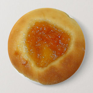 Badge Rond 10 Cm Apricot Kolache pin