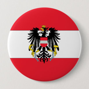 Badge Rond 10 Cm Armoiries de l'Autriche