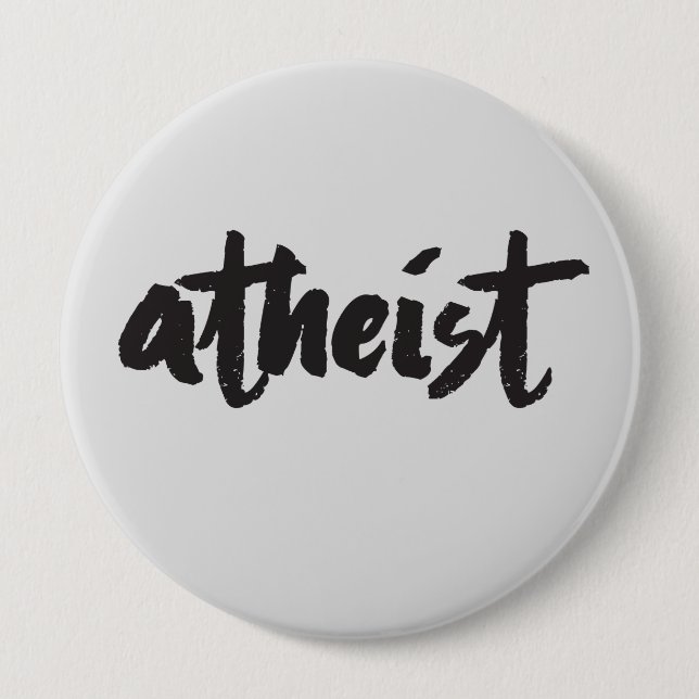 Badge Rond 10 Cm Athée (Devant)