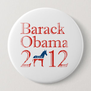 Badge Rond 10 Cm Barack Obama Démocrate 2012 Vintage.png