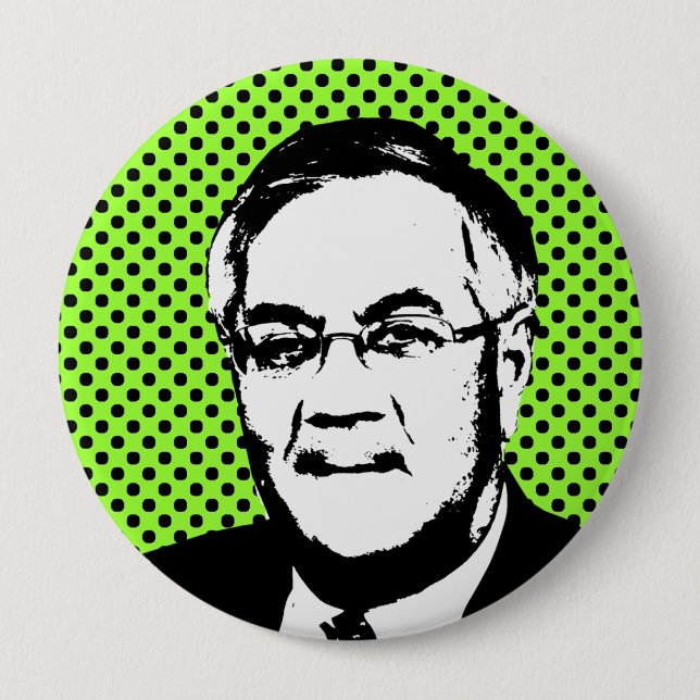 Badge Rond 10 Cm Barney Frank (Devant)