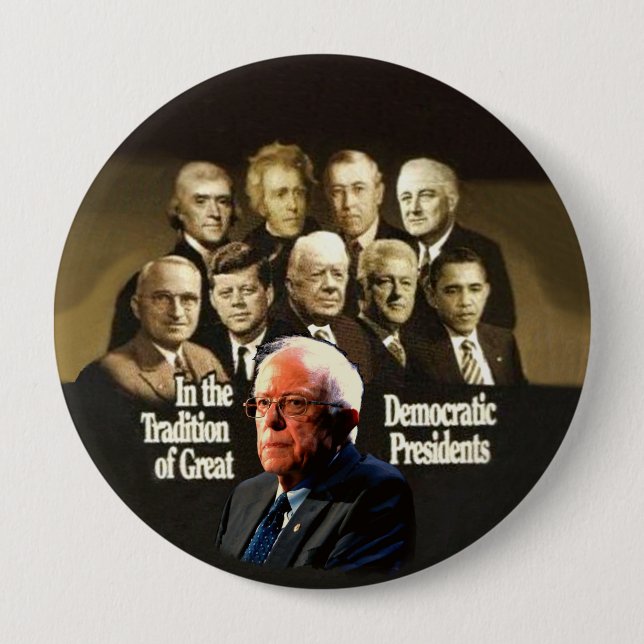 Badge Rond 10 Cm Bernie Sanders 2020 (Devant)