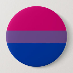Badge Rond 10 Cm Bisexual pride