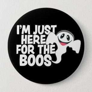 Badge Rond 10 Cm Blague de fantôme drôle d'Halloween