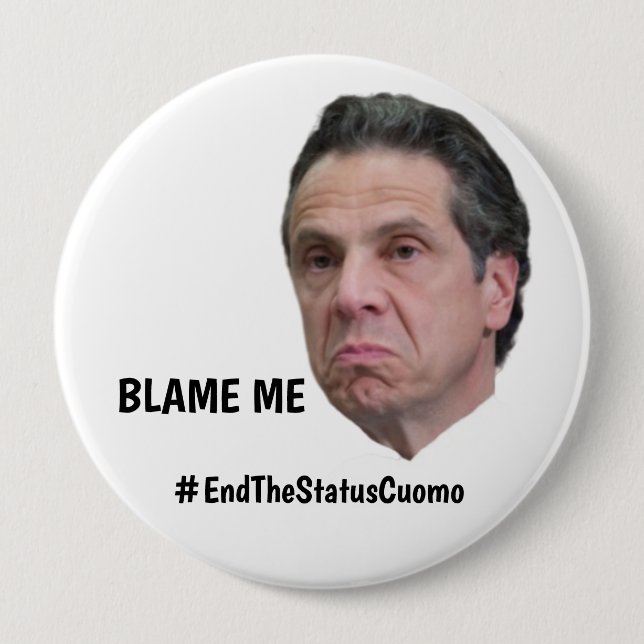 Badge Rond 10 Cm Blâmez-le. (Devant)