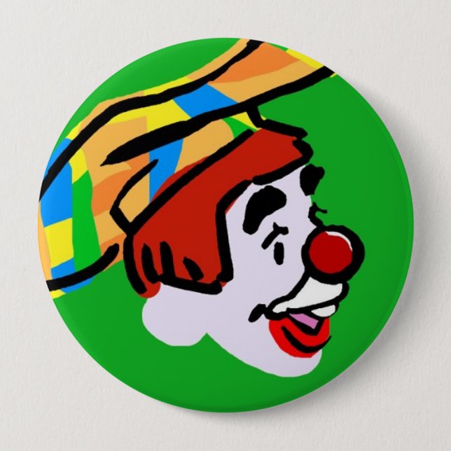 Badge Rond 10 Cm Bouton 4 de Whizzo (Devant)