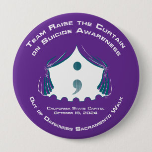Badge Rond 10 Cm Bouton Arrondi, Énorme, 4 Pouces