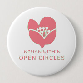 Badge Rond 10 Cm Bouton, arrondi personnalisable