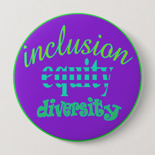 Badge Rond 10 Cm Bouton cercle DEI