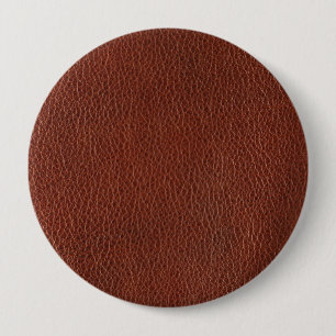 Badge Rond 10 Cm Bouton cuir