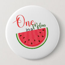 Bouton d'anniversaire Une pastèque