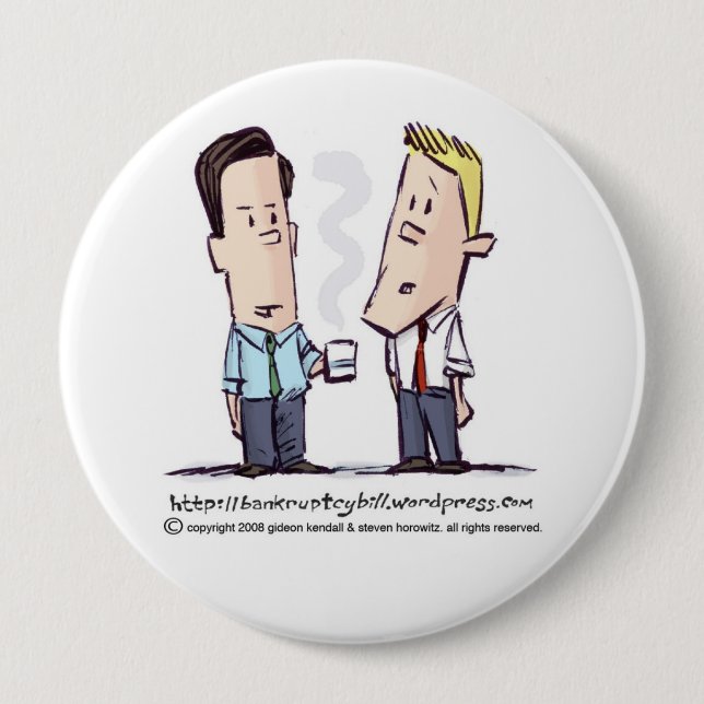 Badge Rond 10 Cm Bouton de Bill_and_Struck (Devant)
