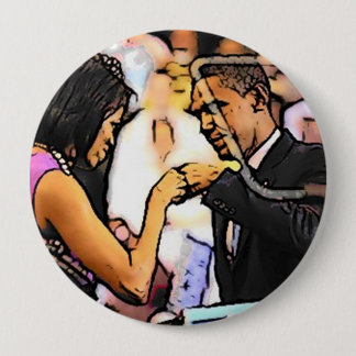Badge Rond 10 Cm Bouton de bosse de poing