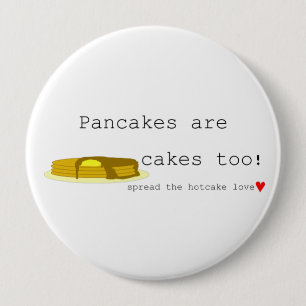 Badge Rond 10 Cm Bouton de bouton de crêpe