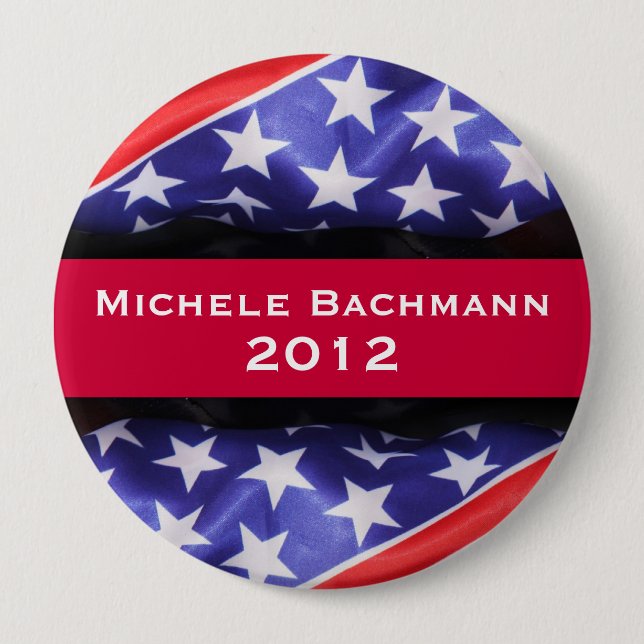 Badge Rond 10 Cm Bouton de campagne de Michele BACHMANN 2012 (Devant)