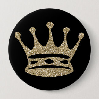 Badge Rond 10 Cm Bouton de couronne