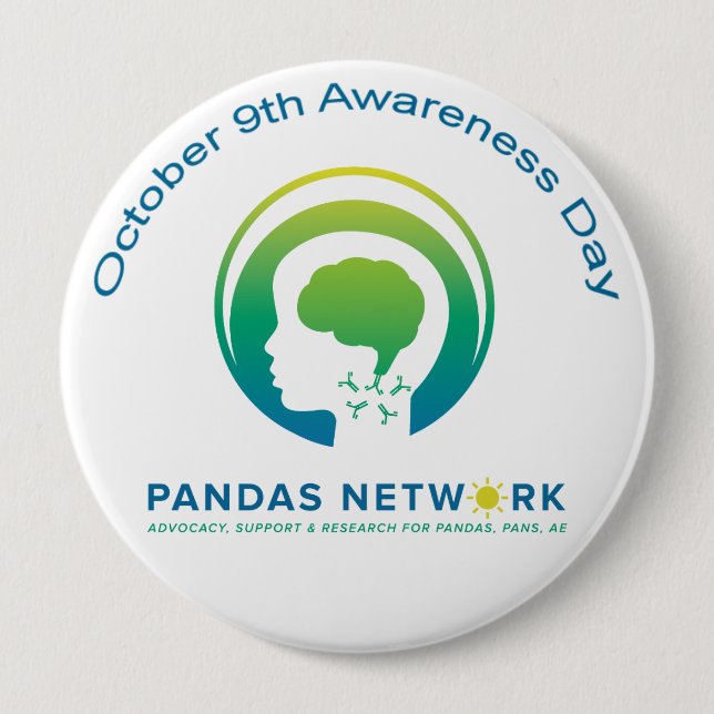 Badge Rond 10 Cm Bouton de jour de conscience (Devant)