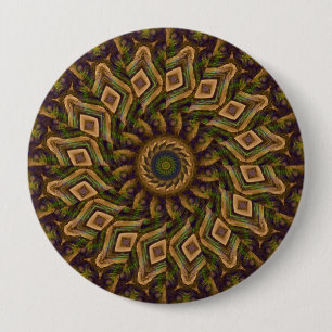 Badge Rond 10 Cm Bouton Earthspiralz