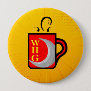 Badge Rond 10 Cm Bouton immense