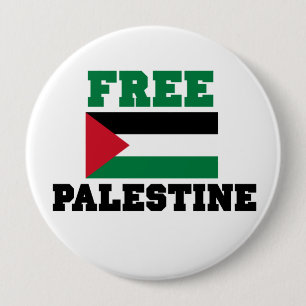 Badge Rond 10 Cm Bouton Libérer la Palestine