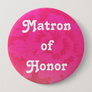 Badge Rond 10 Cm Bouton nuptiale de partie