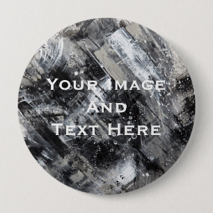 Badge Rond 10 Cm Bouton personnalisé Image et texte