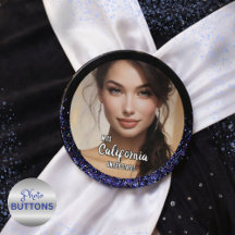 Bouton photo de la Parties scintillant royale Glit