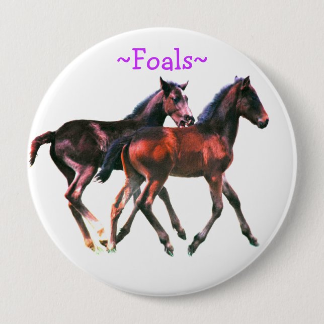Badge Rond 10 Cm Bouton Pied de lecture (Devant)
