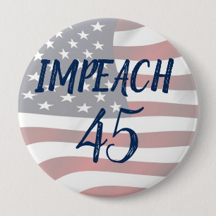 Badge Rond 10 Cm Bouton politique anti-Trump 45 s'effondre