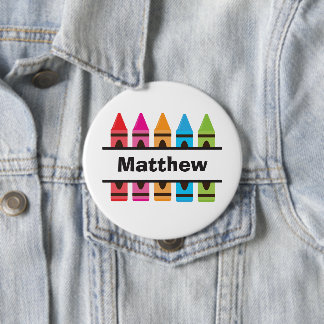 Badge Rond 10 Cm Bouton Retour à l'école
