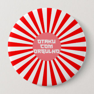 Badge Rond 10 Cm Broche (Botton) Otaku Com Orgulho Sol Nascente