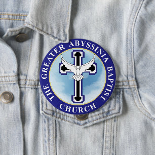 Badge Rond 10 Cm Broche circulaire du logo GABC