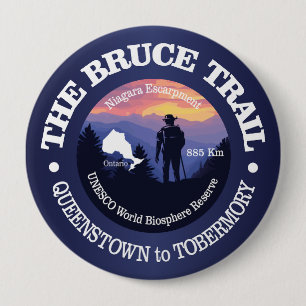 Badge Rond 10 Cm Bruce Trail (rd2)