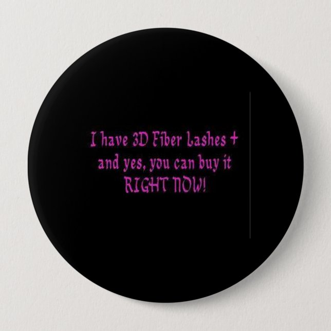 Badge Rond 10 Cm Butin de Younique (Devant)
