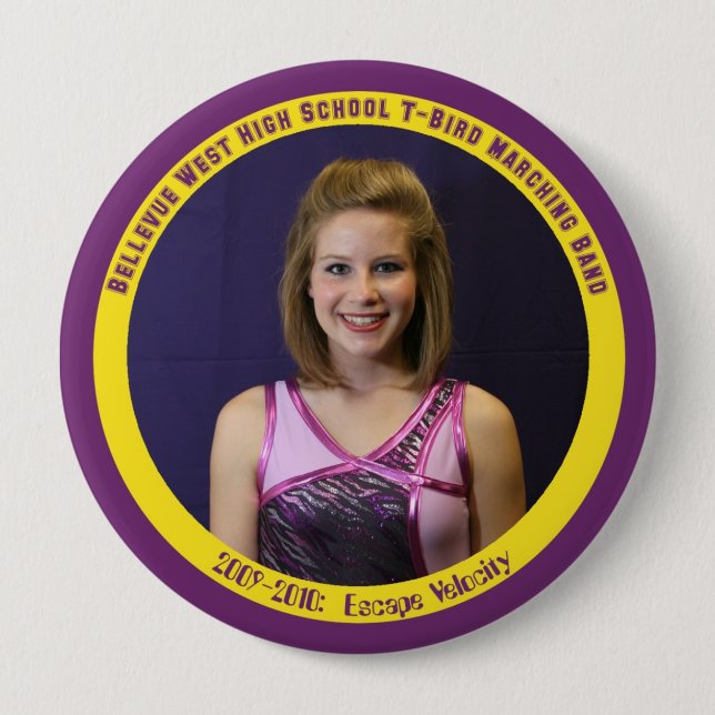 BADGE ROND 10 CM BWHS-4124 (Devant)