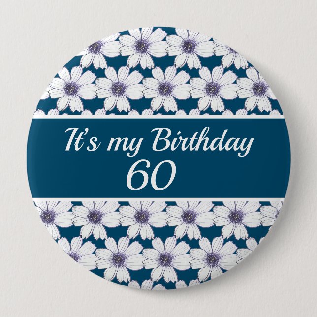 Badge Rond 10 Cm C’est mon anniversaire de naissance (Devant)